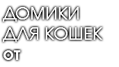 ДОМИКИ ДЛЯ КОШЕК от 